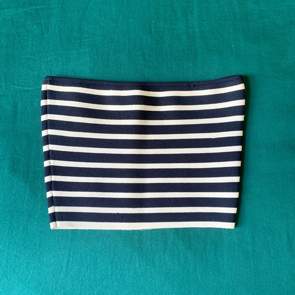 Babaton Tube Top XS (navy/white) - Picture 1 of 3